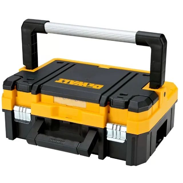 Caixa Organizadora de Ferramentas Tstak com Alça Longa de Metal 33cm x 18cm x 44cm Dewalt 