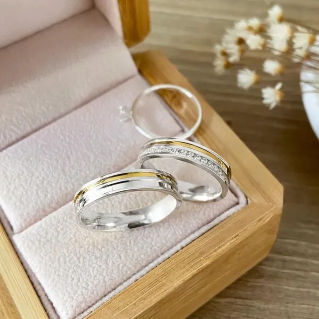 PAR DE ALIANÇAS COMPROMISSO  - Foto 3