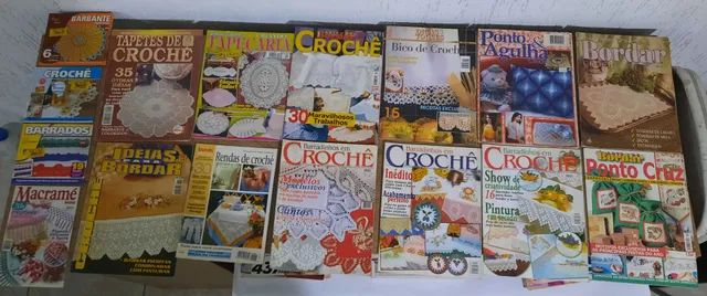 Revistas Croche,12 Fascículos e 4 Revistas Menores V.Prudente 