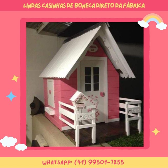 Casinha de boneca direto da fábrica  - Foto 6