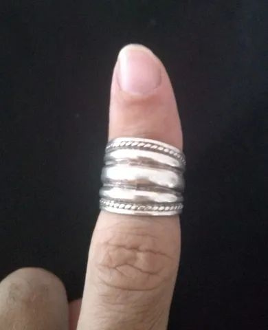 Anel de prata Conjunto 5 anéis  - Foto 4