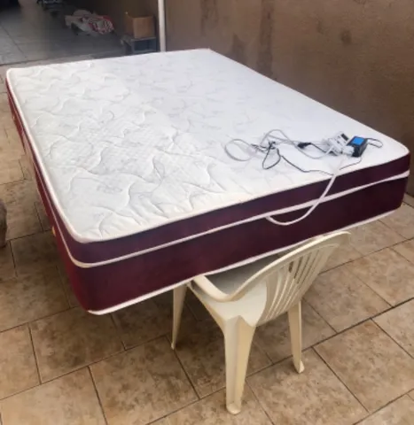 Colchão Magnético Queen Size 158x198 Ortopédico Massageador Bio Quanti