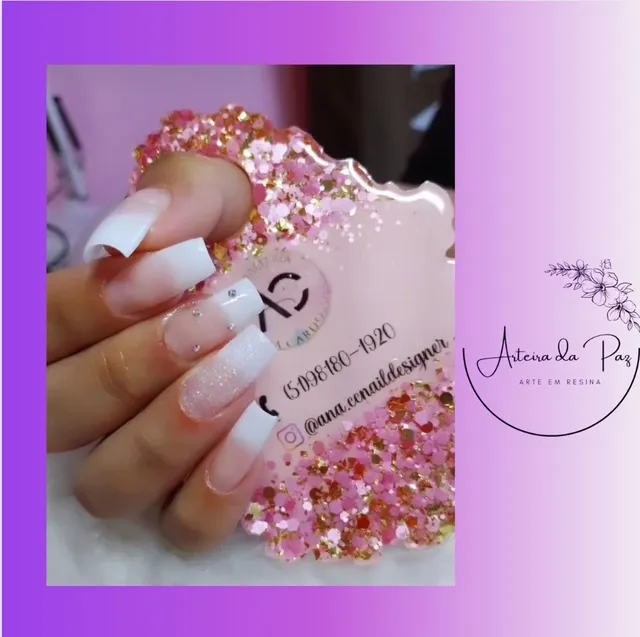 Adesivo de parede logo personalizada para studio salão de beleza, manicure,  consultório