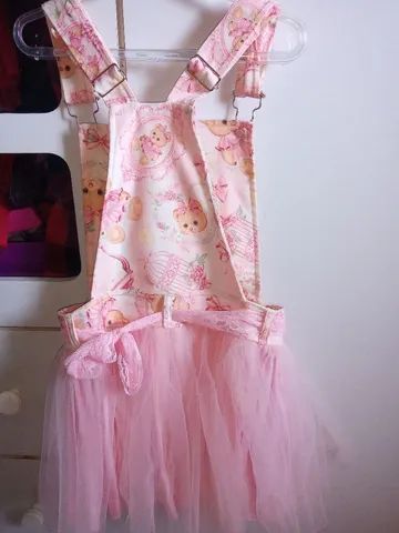 Vendo jardineira infantil com saia de tule - Roupas - Barra do Aririú,  Palhoça 1250673796