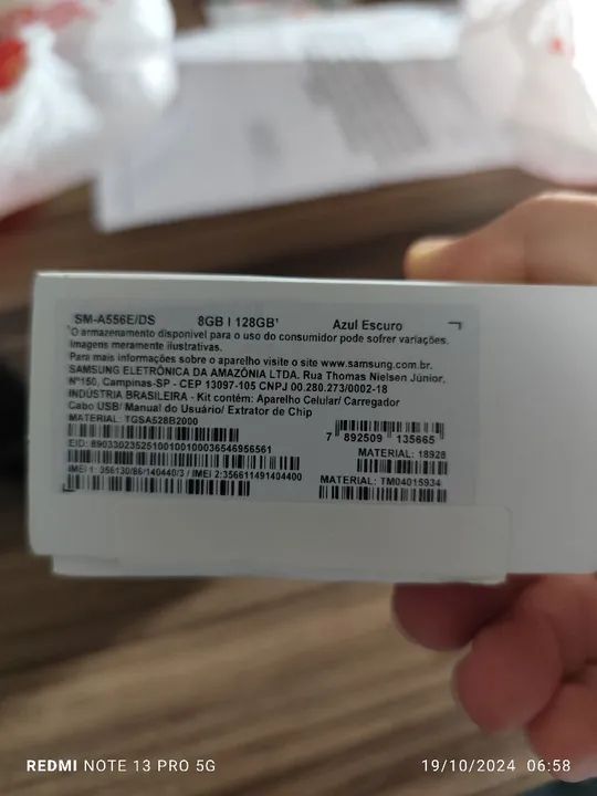 Samsung Galaxy A55 5G 8GB 128GB Novo Celulares e Smartphones