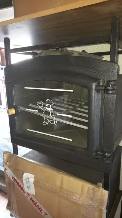 Forno Para Fogão A Lenha Campeiro De Ferro Fundiioido Estação Casa - Foto 2