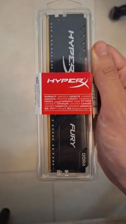Memória RAM HyperX Fury DDR4 8GB 3600MHz