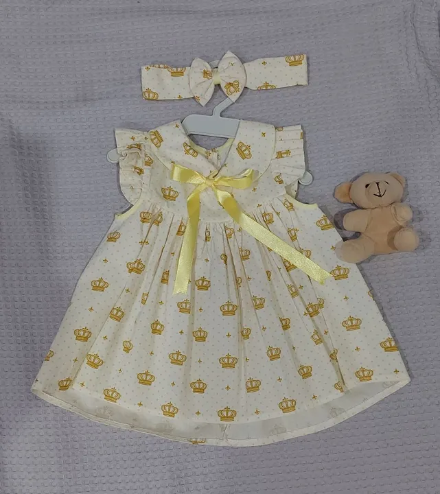 Vestido Infantil Princesa Coroa