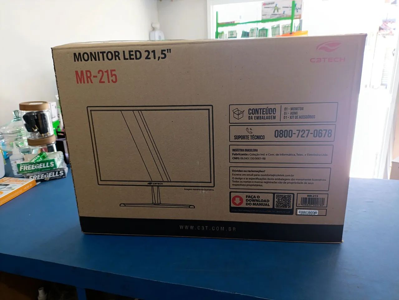 Monitor C3tech 21 polegadas novo lacrado FRETE GRÁTIS PARA MACEIÓ - Foto 2