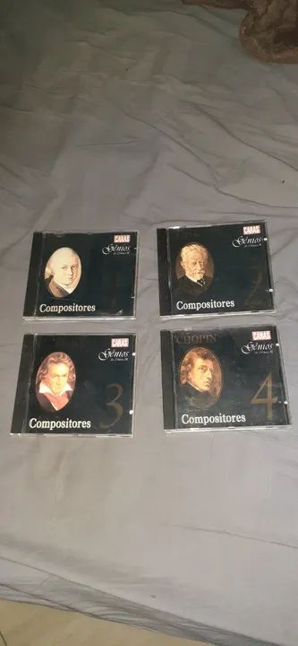 coletânea 4 CDs de músicas clássicas