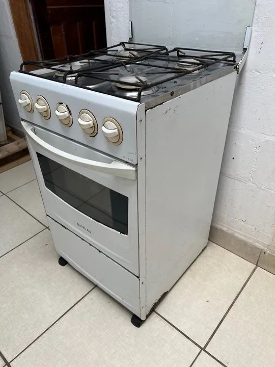 Fogão Atlas Grecia 4 Bocas Usado - Foto 3