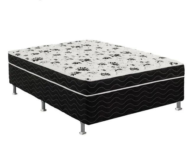 Cama Box Conjugada Casal Mola Ensacada 55x88x188 - Foto 2