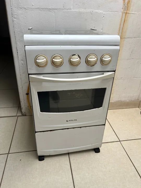 Fogão Atlas Grecia 4 Bocas Usado - Foto 4