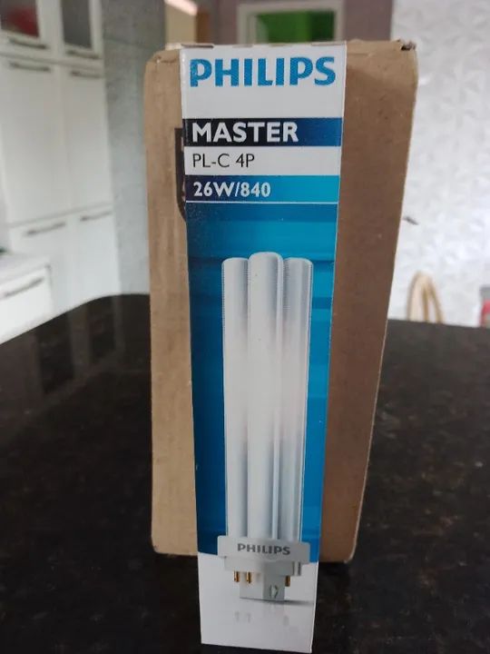 Vendo 20 lâmpadas Philips master pl-c 4p , 26w /840 novas lacradas na caixa  .  - Foto 2