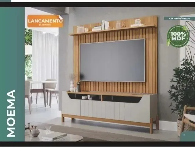 Home Moema com Painel Ripado!