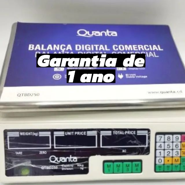 Balança de 40kg garantia de 1 ano