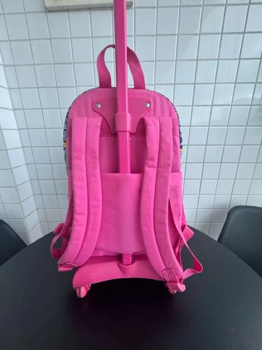 Mochila alça e rodinha - Foto 4