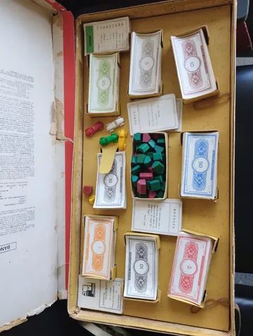 Antigo jogo Banco Imobiliário da ESTRELA ano de 1969. Incompleto. - Foto 6