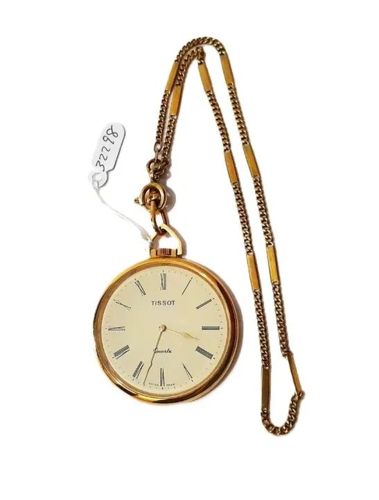relógio de bolso swiss tissot watches since 1853 legítimo - para colecionador - Foto 5