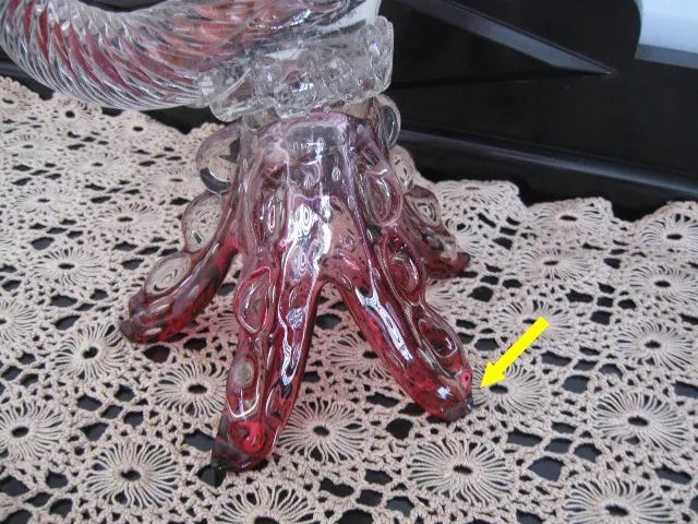 Vaso de cristal / centro de mesa Murano - Estilo Cornucópia - Foto 4