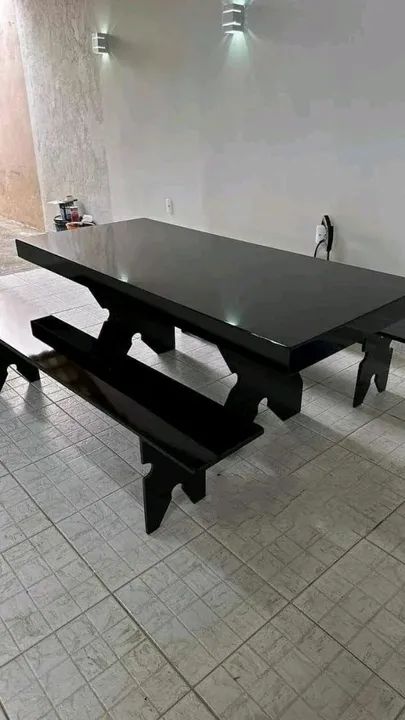 "Mesa de Jantar Ardosia Stilo Mozart - Elegância e Sofisticação!" - Foto 5