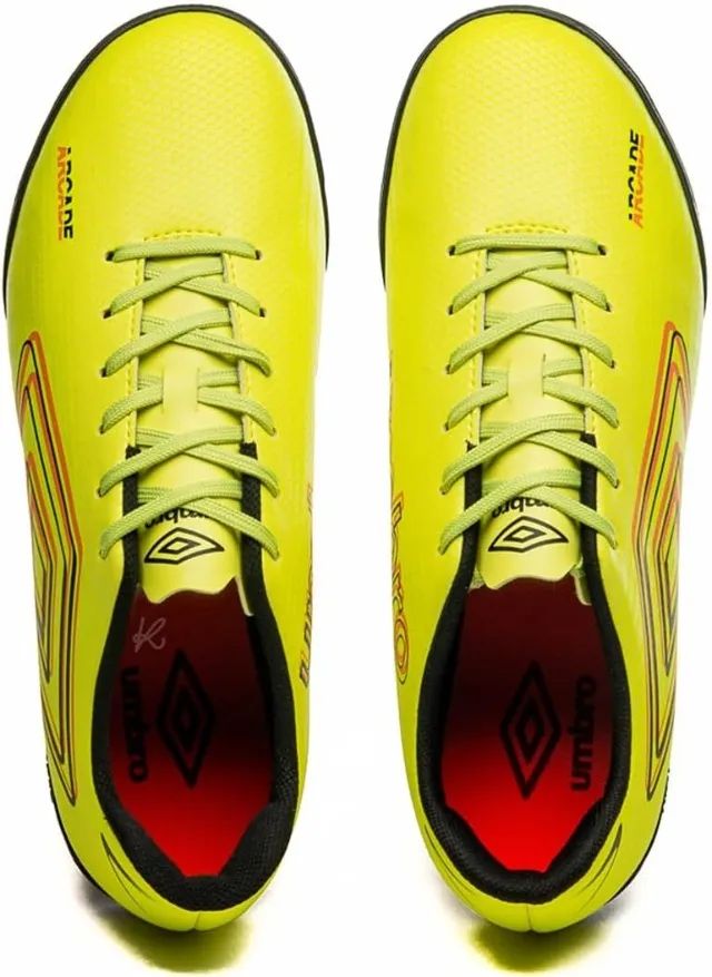 Chuteira Society Umbro Arcade n° 43 Laranja - Foto 3