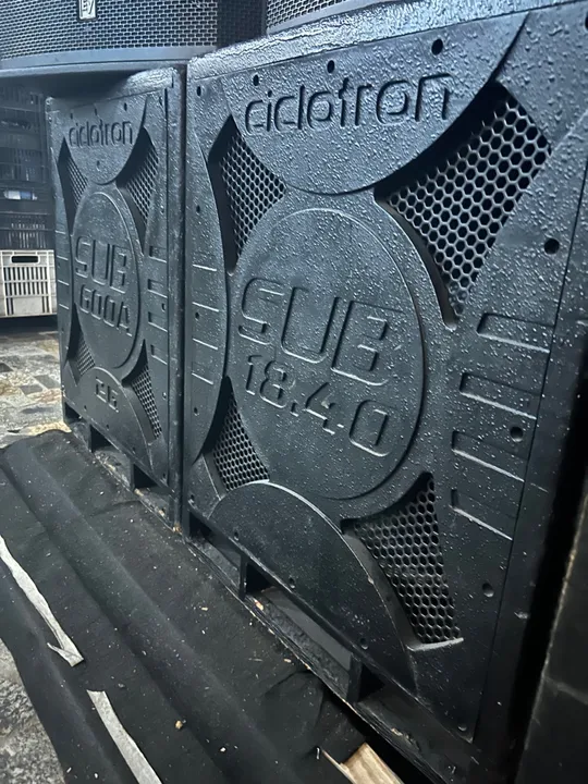 Caixa de Som Subwoofer Ciclotron ativo e passivo