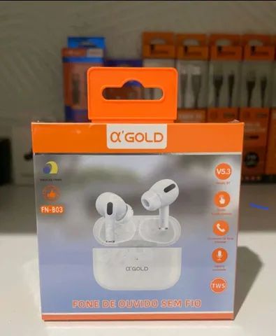 Fone de Ouvido Bluetooth 5.3 Agold  Entrega Grátis