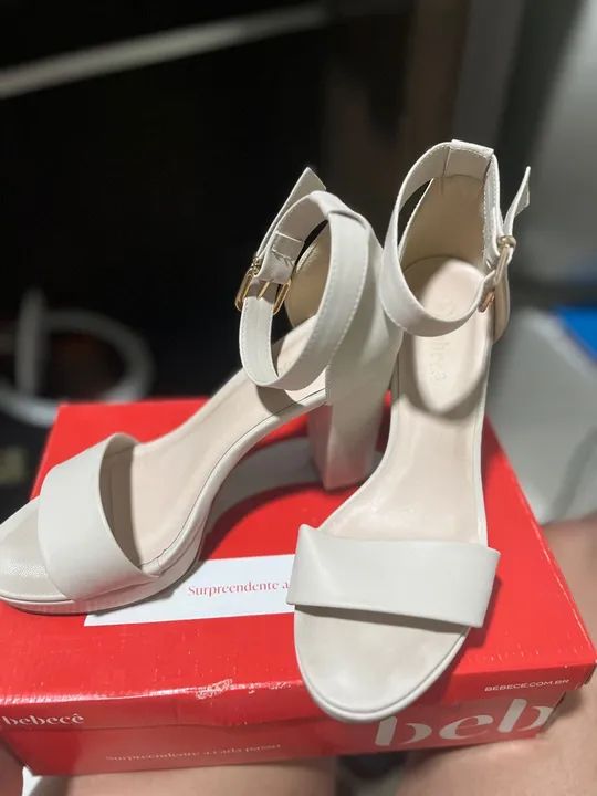 Sandália Feminina Bebecê  Off White - Foto 4