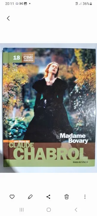 Dvd Madame Bovary 1991 Novo