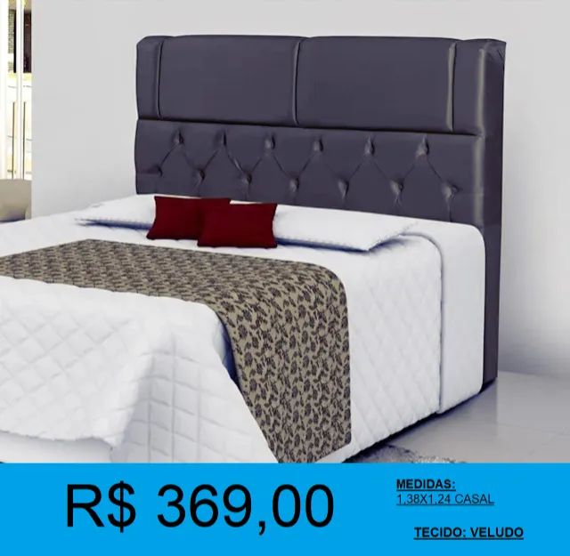 Cabeceira de casal a pronta entrega