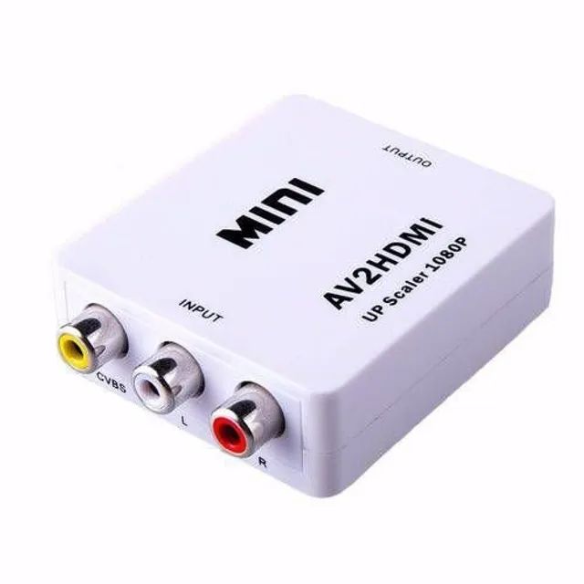 Mini Adaptador Conversor De Hdmi Para Rca Video Composto Av