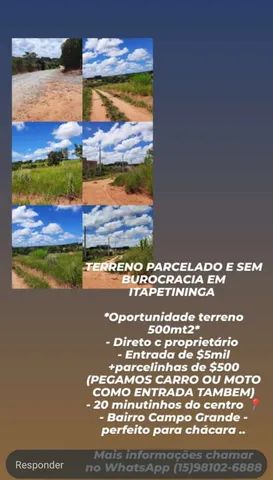 Captação de Terreno para locação na Avenida Padre Carlos Regatieri, Vila Rio Branco, Itapetininga, SP