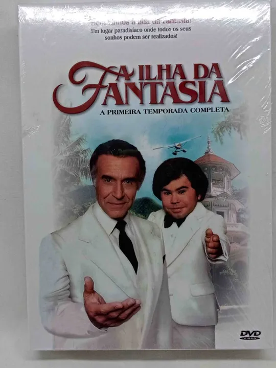 Dvd Box A Ilha Da Fantasia anos 80 1ª Temporada 4 Discos
