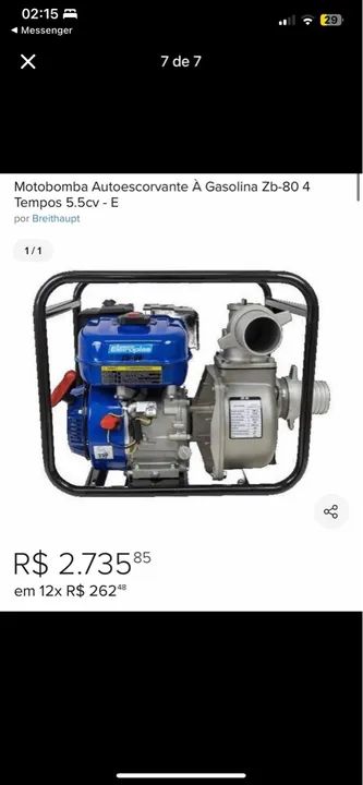 Bomba d'água para irrigação - Foto 4