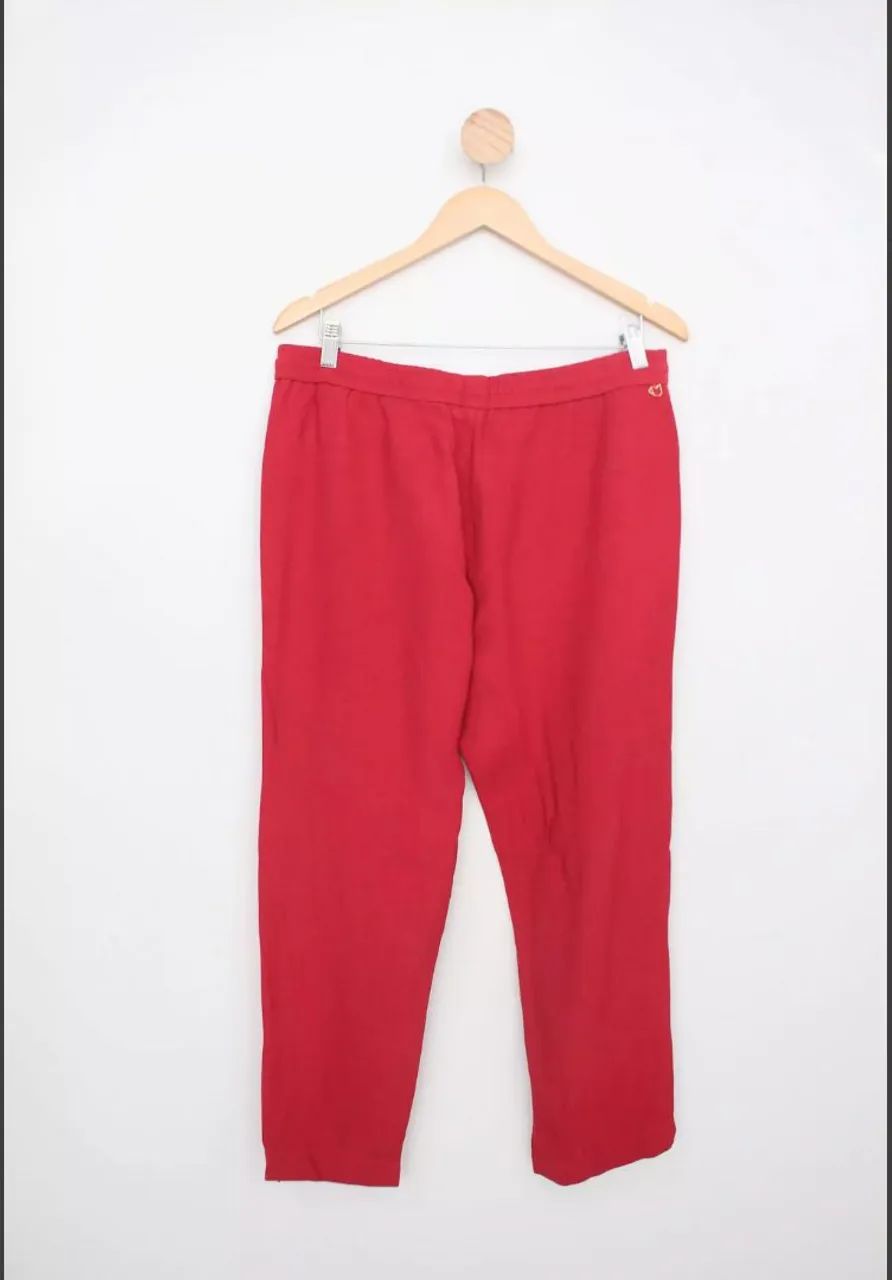 Calça Rosa Cha  listra lateral 42 - Foto 2