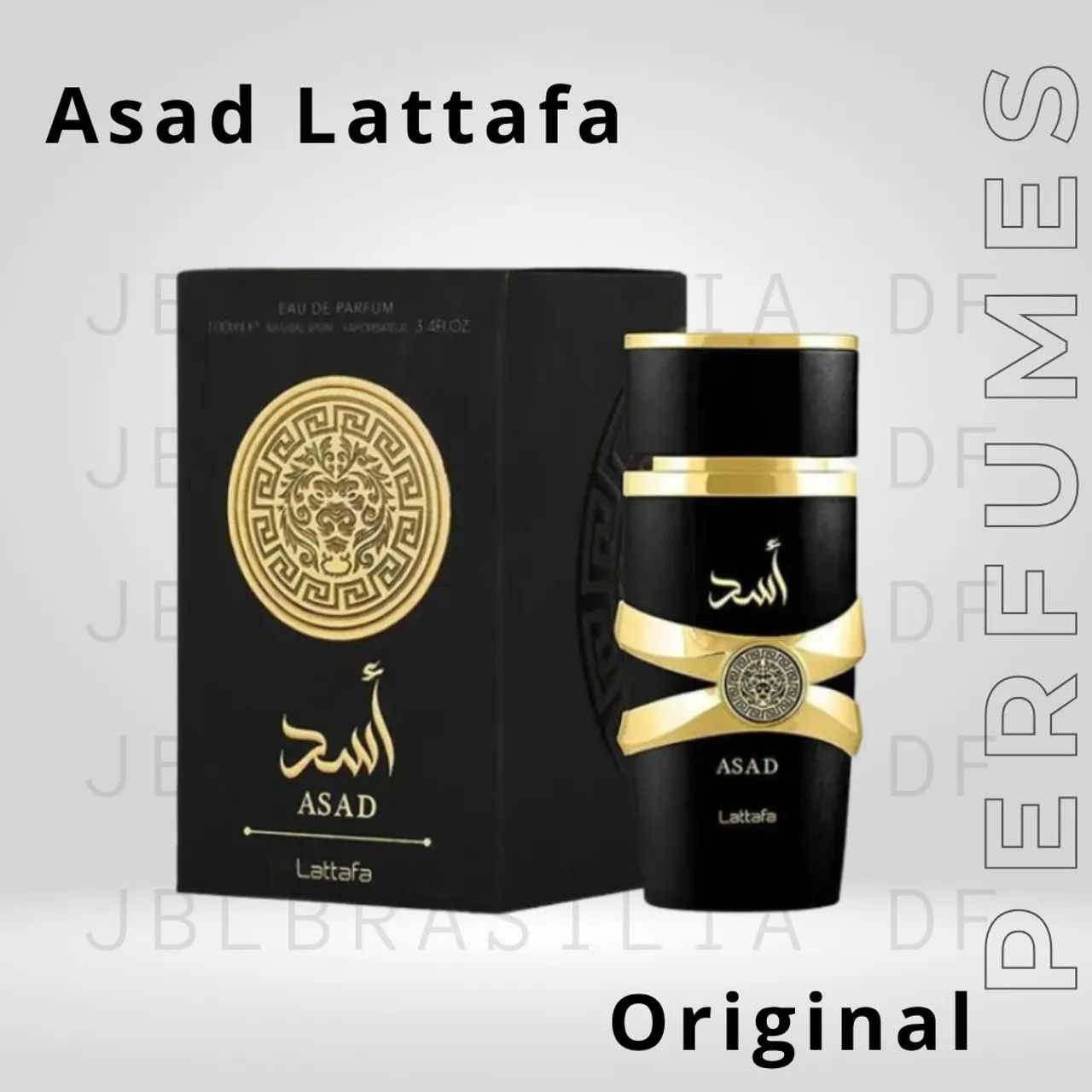 Asad Lattafa 100ml  - ORIGINAL e LACRADO 