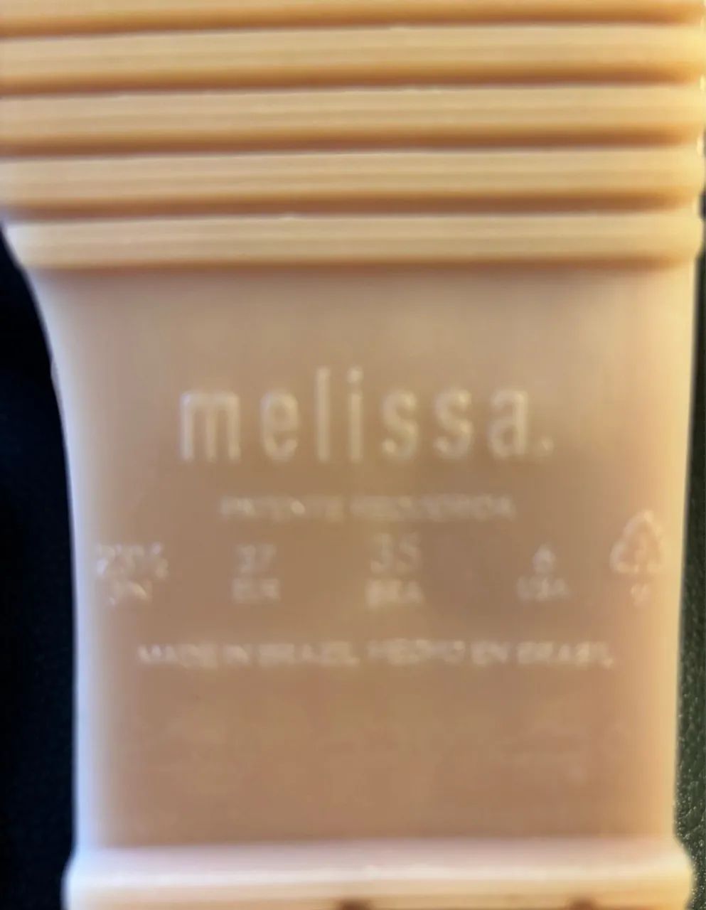 Sandália Melissa rosa claro (TAM 35) - Foto 4
