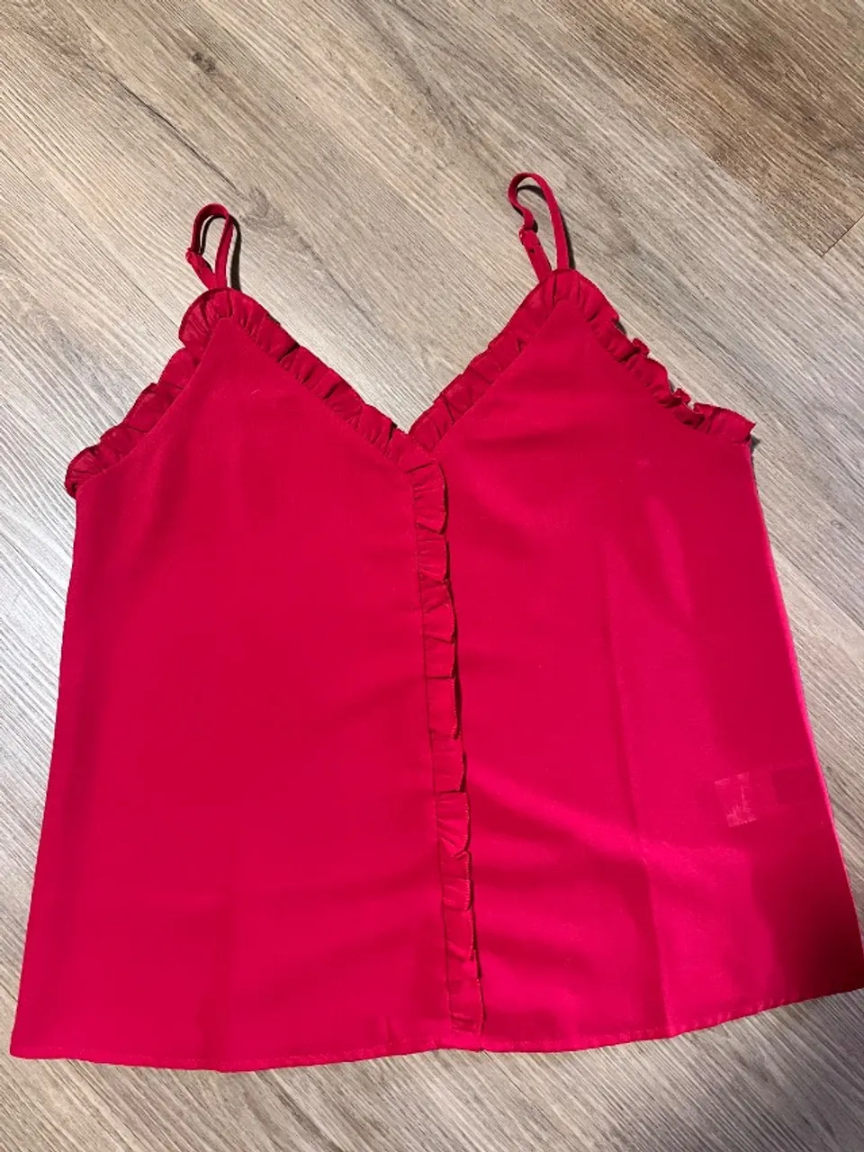 Blusa de alcinha vermelho Shein