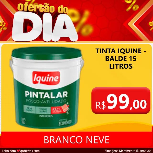 TINTA IQUINE BALDE - COR: BRANCO NEVE  - Foto 5