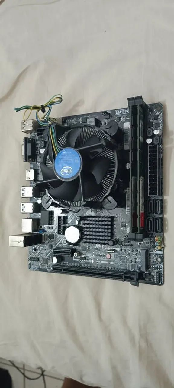 KIT i7 2600 3.8GHZ PLACA MÃE LGA 1155 com slot M.2 NVME + 16GB RAM DDR3 1866 + COOLER - Foto 5