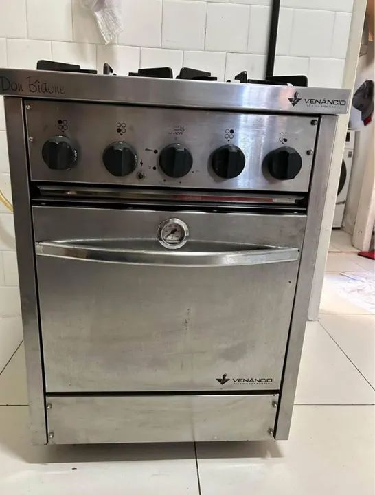 Fogão Industrial 4 Bocas Venancio Don Bidone - Foto 2