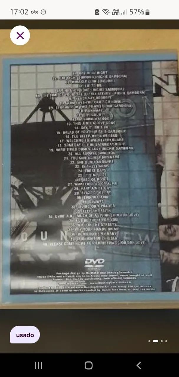 DVD Bon Jovi - The Video Hits - Foto 2