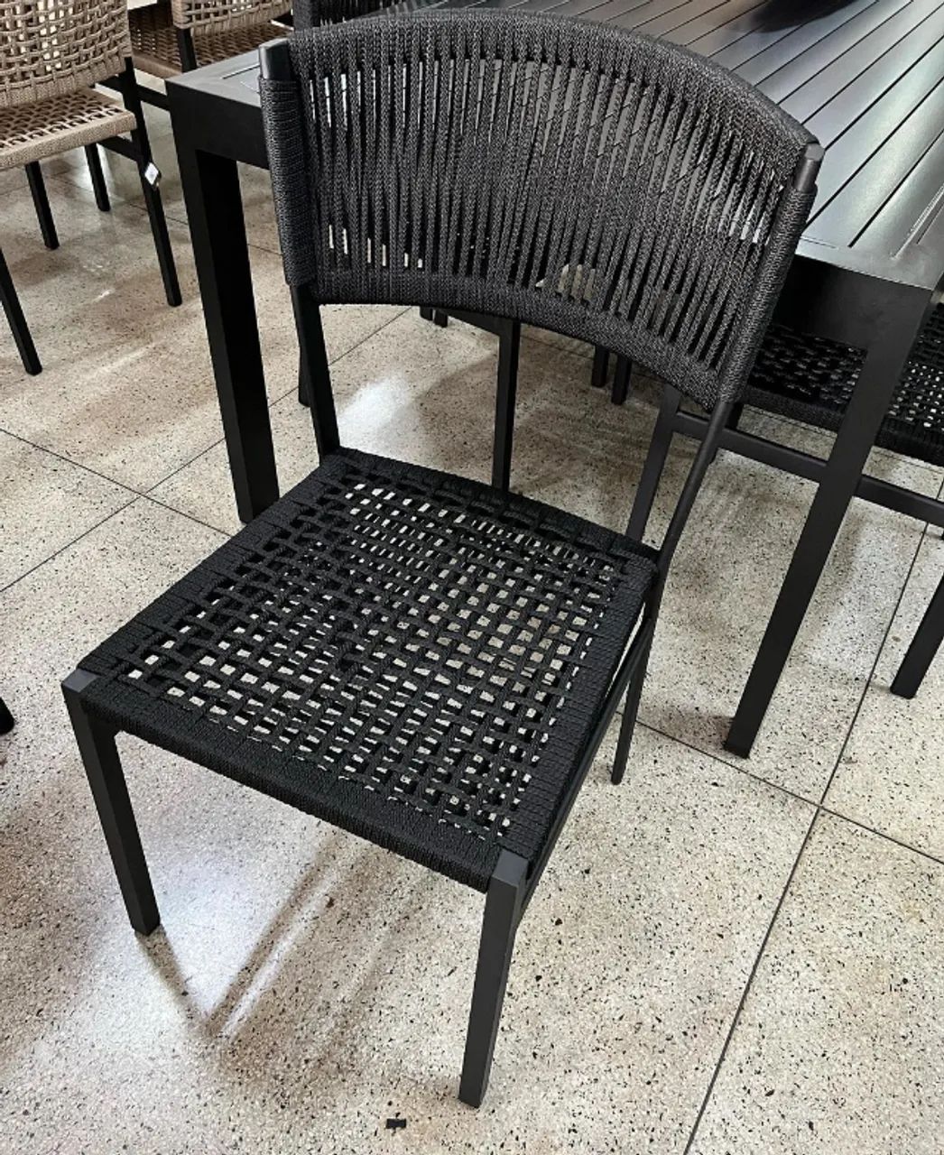Cadeira sem braço em corda náutica - Foto 2