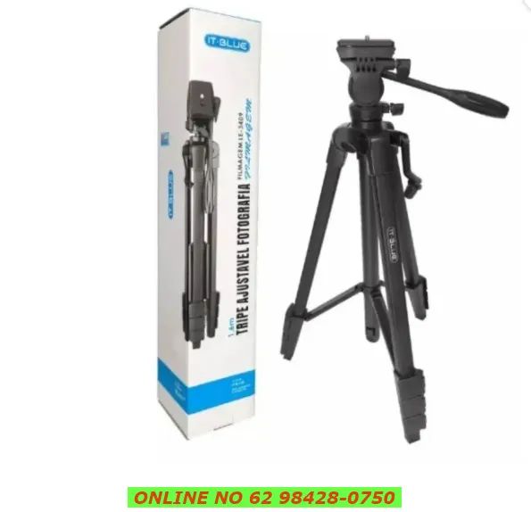 Tripé Ajustável It-blue Fotografia Preto 1.48 altura  - Foto 2