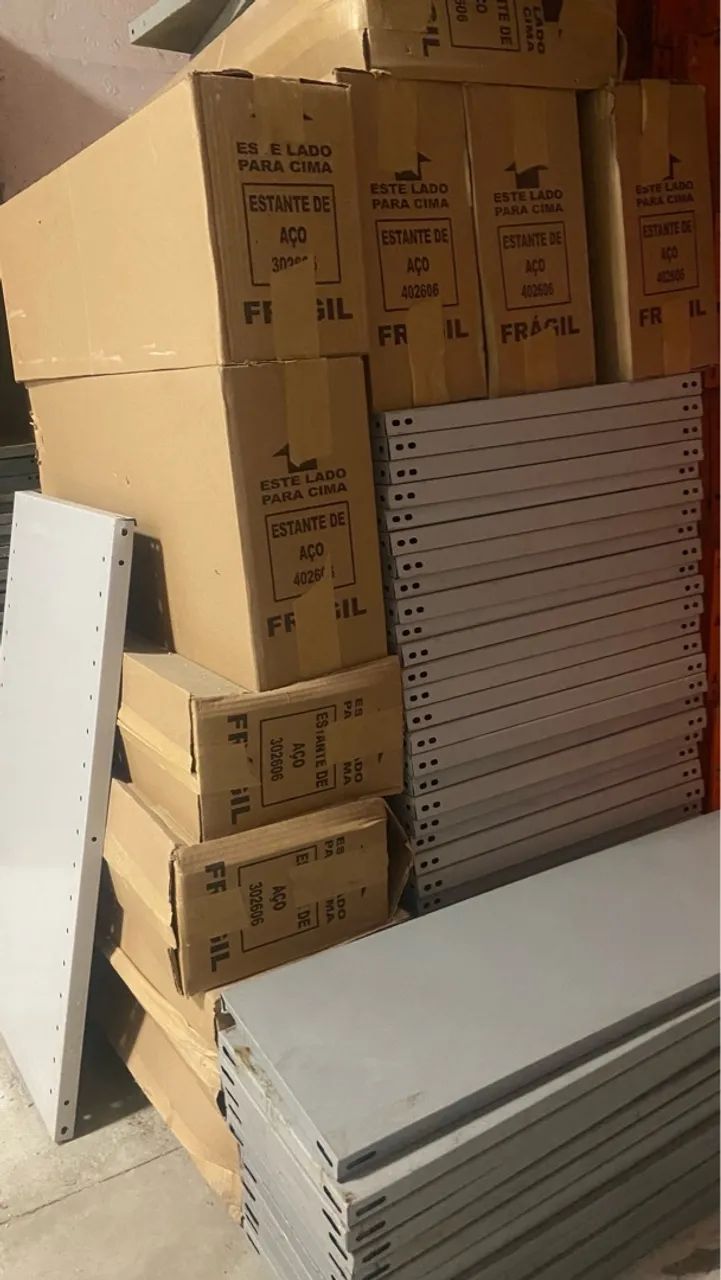 Divisórias Eucatex, Estantes de Aço, Porta Pallet e Forro Isopor - Foto 4