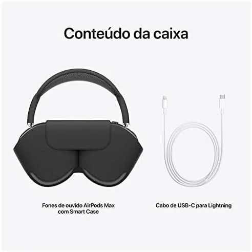 AIRPODS Max Lightning Cinza - Foto 5