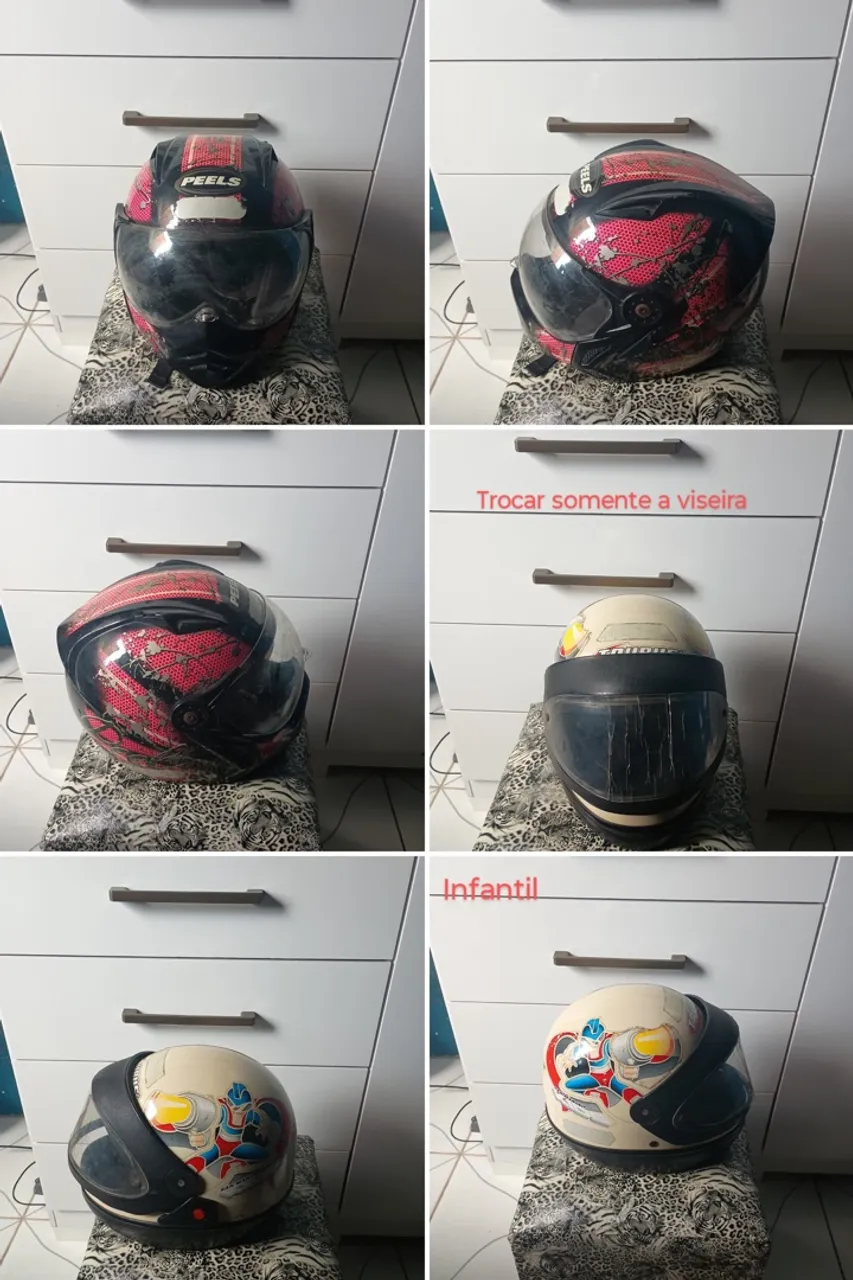 Capacetes de moto para venda