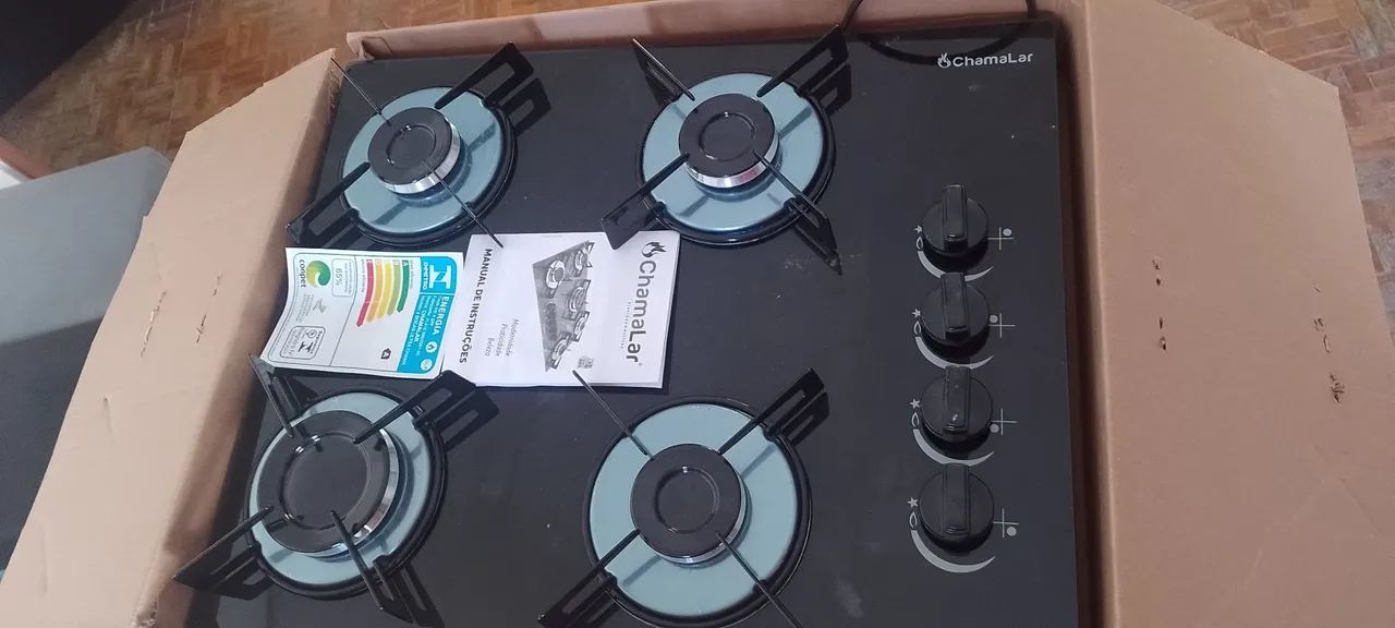 Fogão Cooktop Chamalar 4 Bocas Novo sem uso - Foto 4