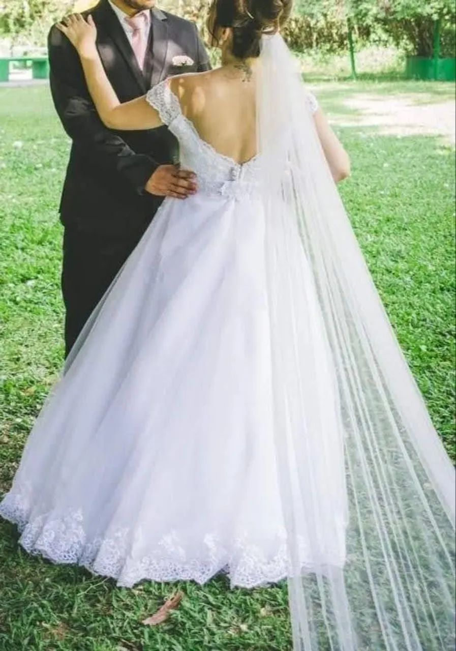 VESTIDO DE NOIVA BELÍSSIMO  - Foto 4